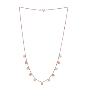 Elegant Round Diamond Accent Necklace