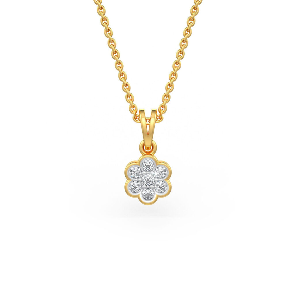 Eternal Flower Diamond Pendant