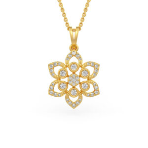 Flower Diamond Pendant