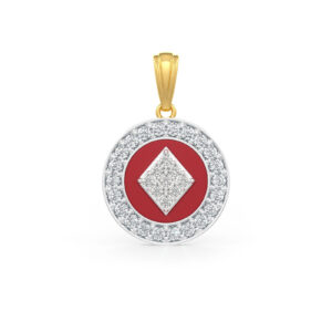 Aurora Diamond 18kt Gold Pendant