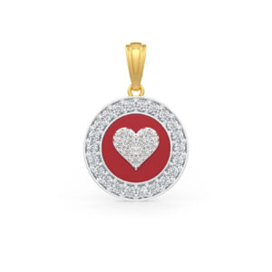 Amora Heart 18kt Gold & Diamond Pendant