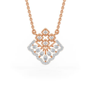 Zenith Square Diamond Pendant
