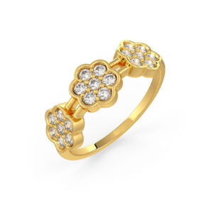 Floral Diamond Ring