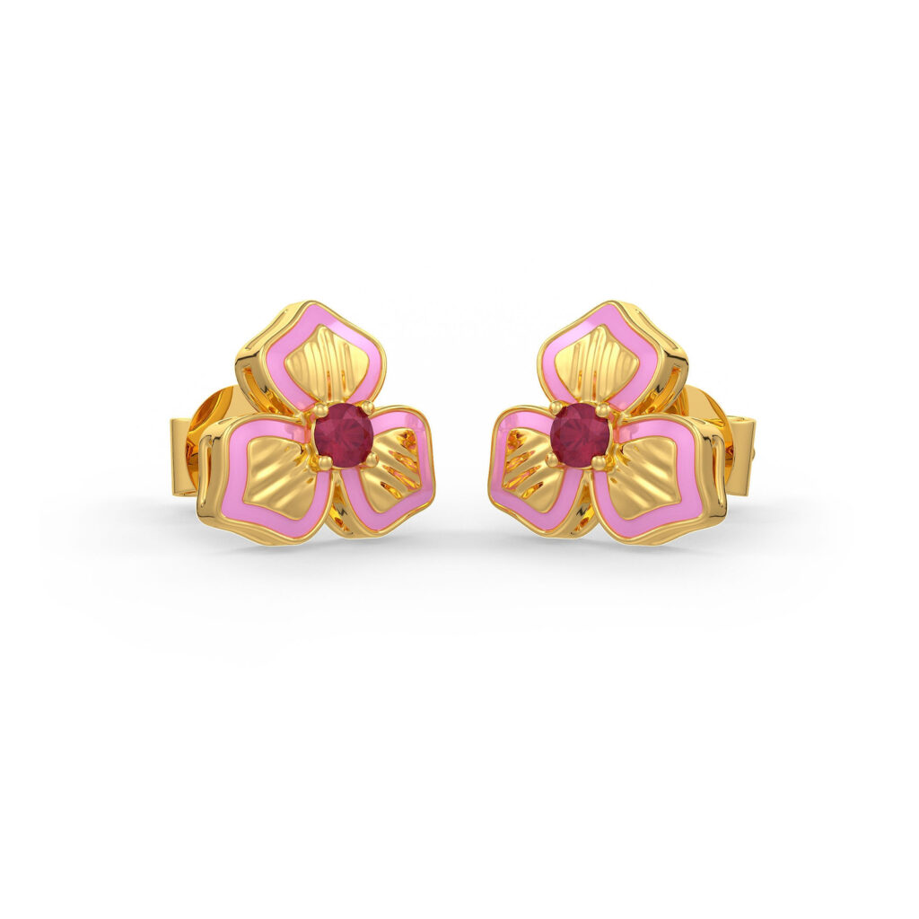 Blossom Ruby Earrings