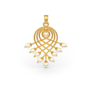 Saraswati 9-Pearl Pendant