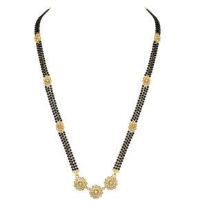 Tri Floral Grace Mangalsutra Pendant