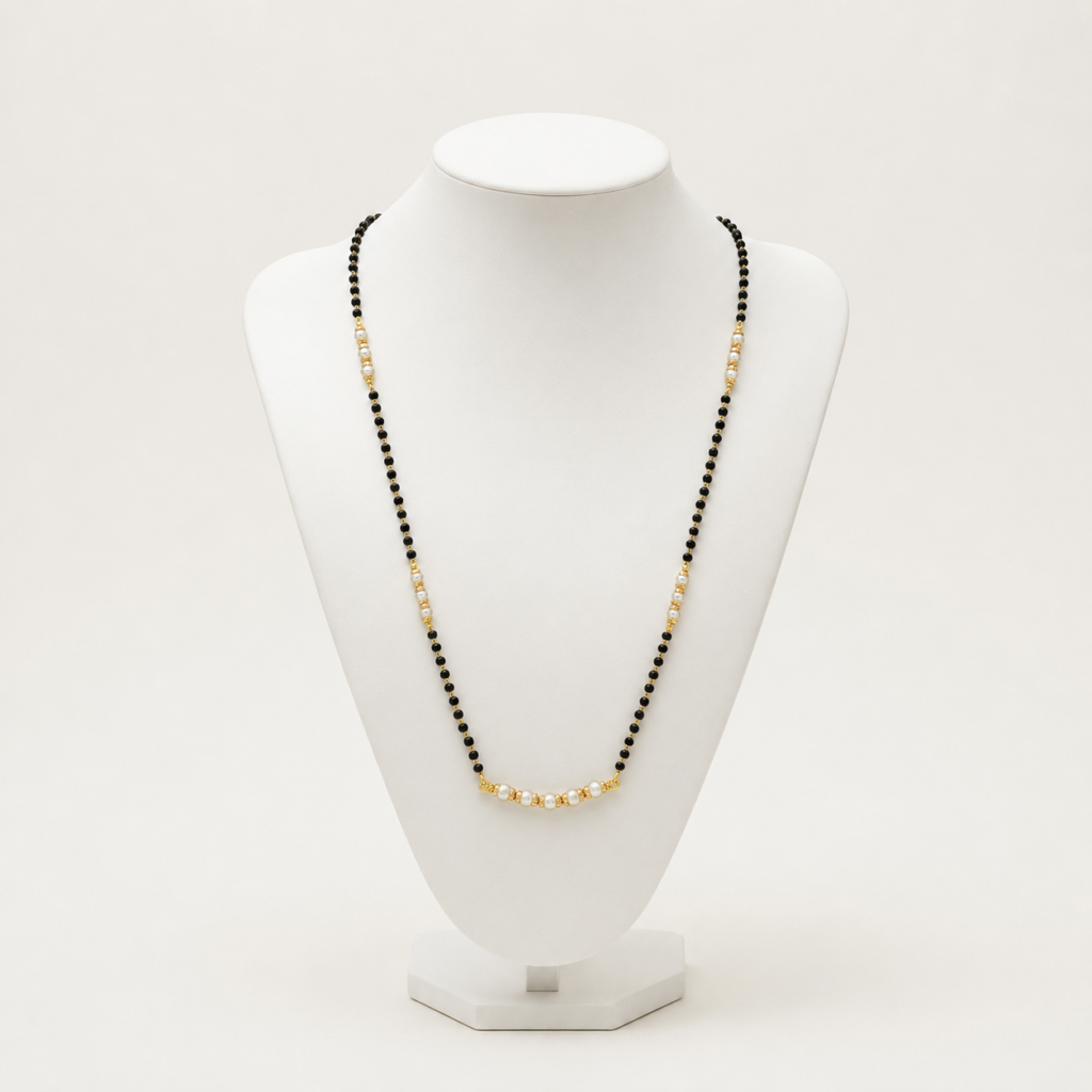 Modern Pearl Station Mangalsutra