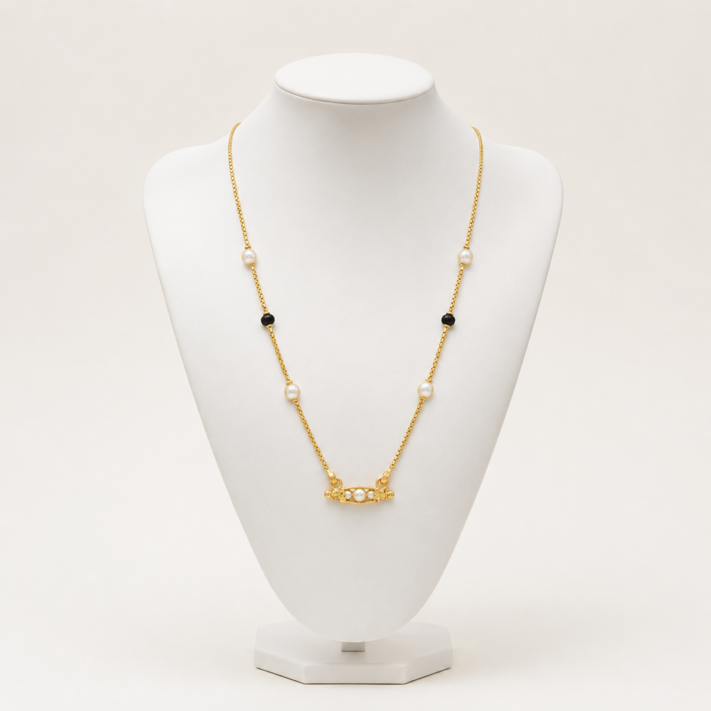 Contemporary Pearl Infinity Mangalsutra