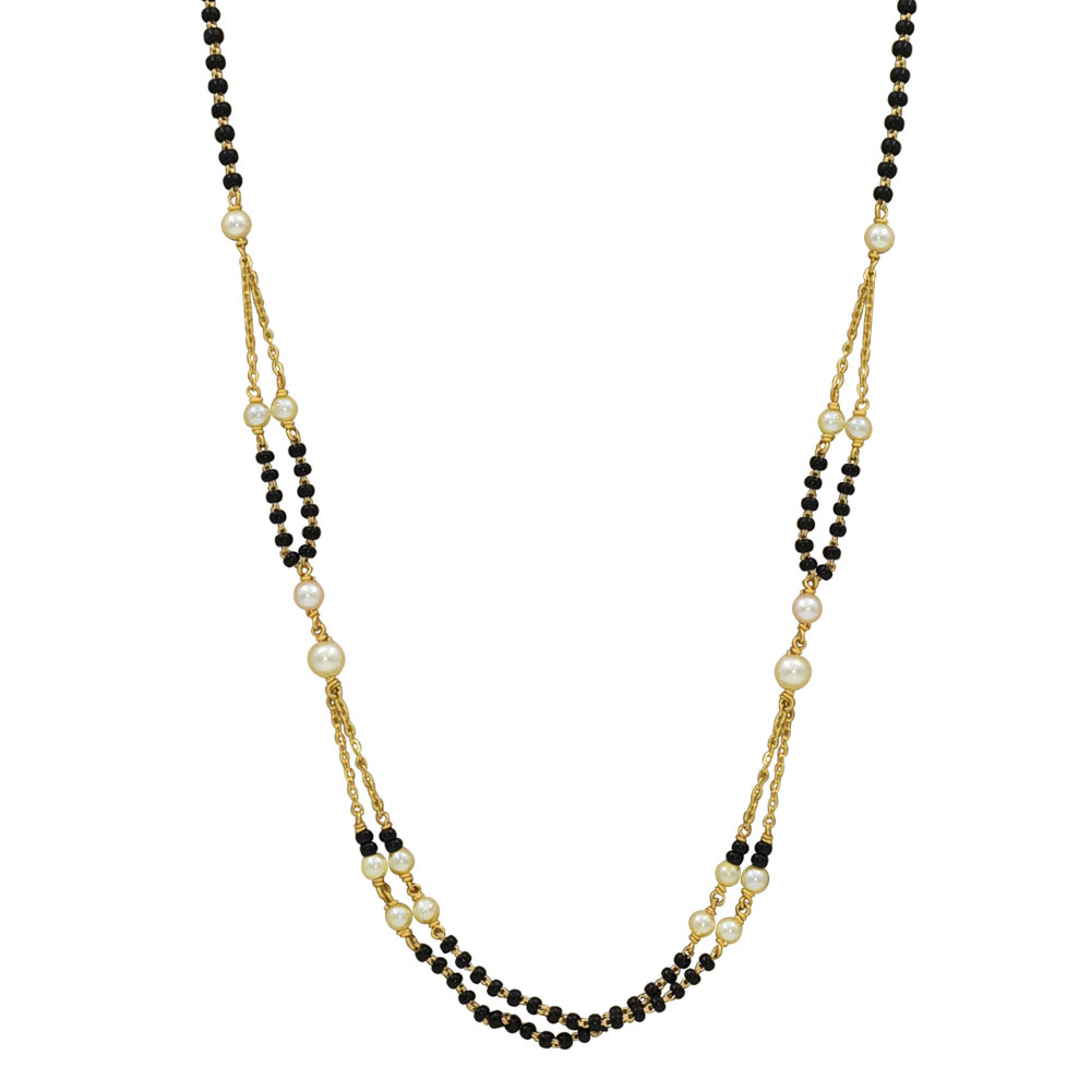 Classic Pearl Accent Mangalsutra