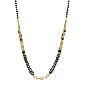 Refined Pearl & Bead Chain Mangalsutra