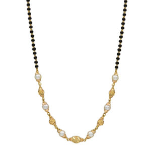 Delicate Pearl Charm Mangalsutra