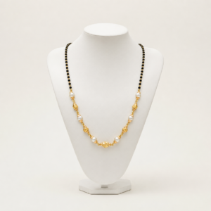 Delicate Pearl Charm Mangalsutra