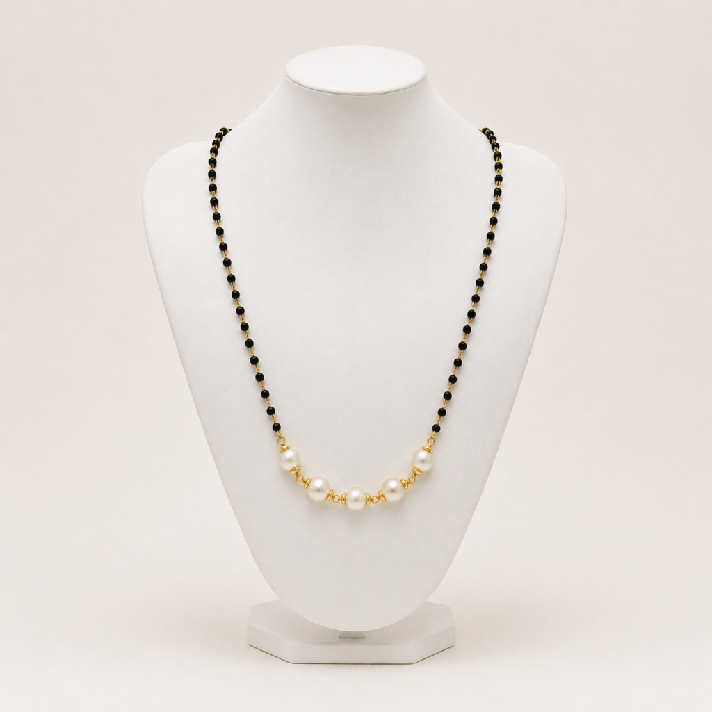 Classic Pearl Line Mangalsutra