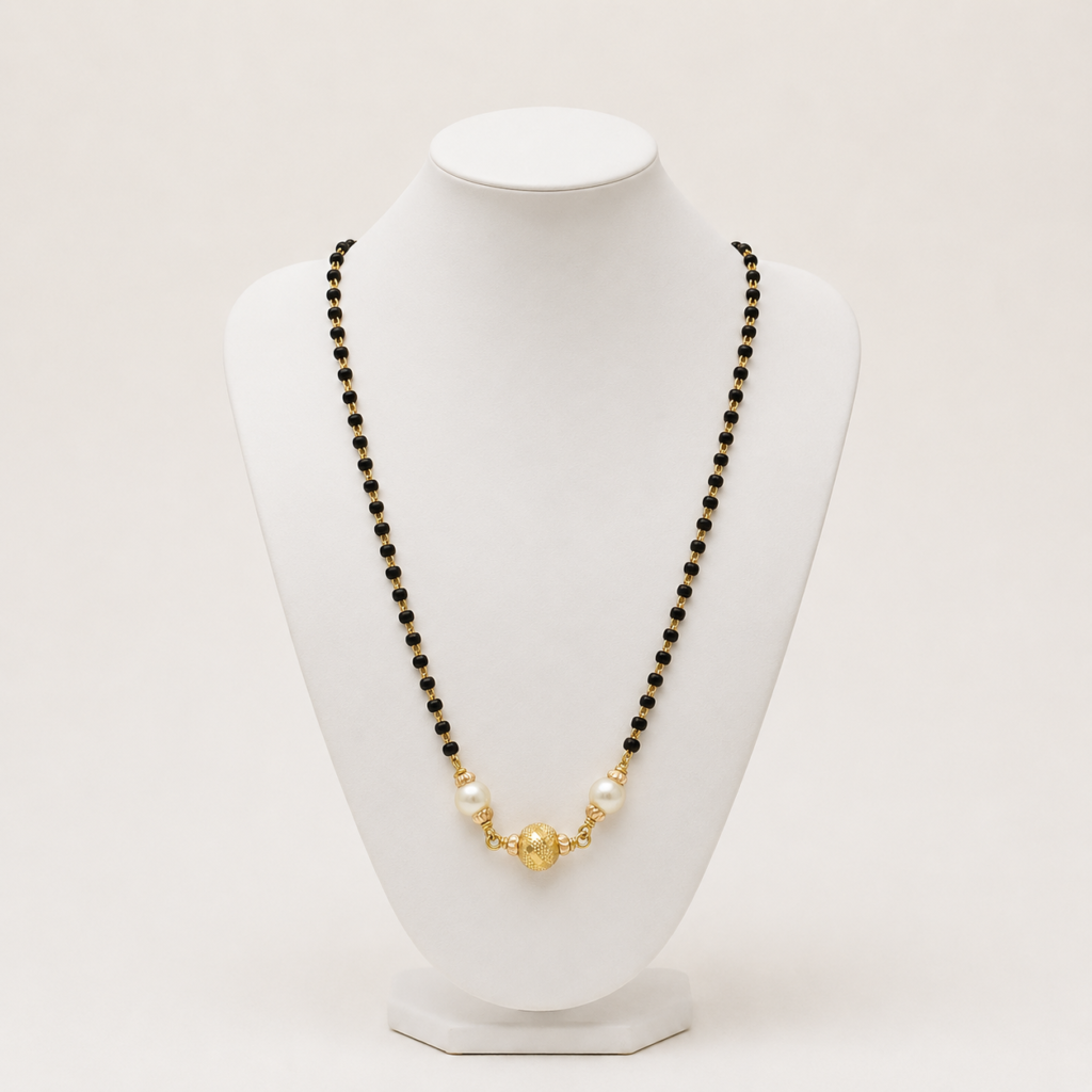 Twin Pearl Drop Mangalsutra