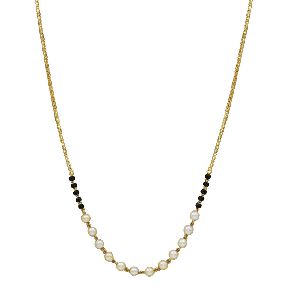 Elegant Pearl Link Mangalsutra
