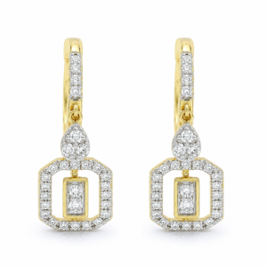 Vortex Sparkle Diamond Earrings