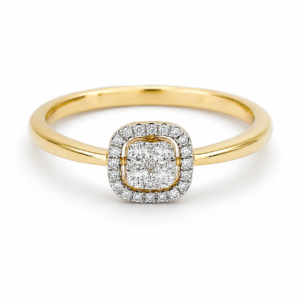 Abstract Diamond Ring