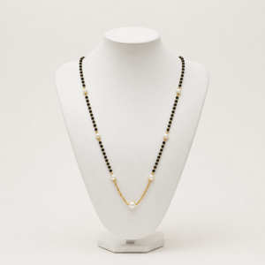 Linear Pearl Petite Mangalsutra