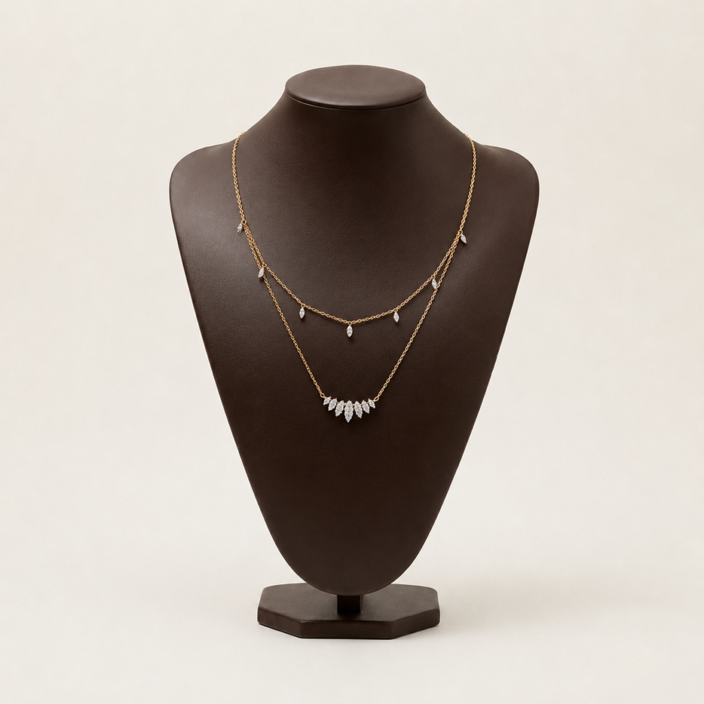 Celestia Diamond Charms Necklace