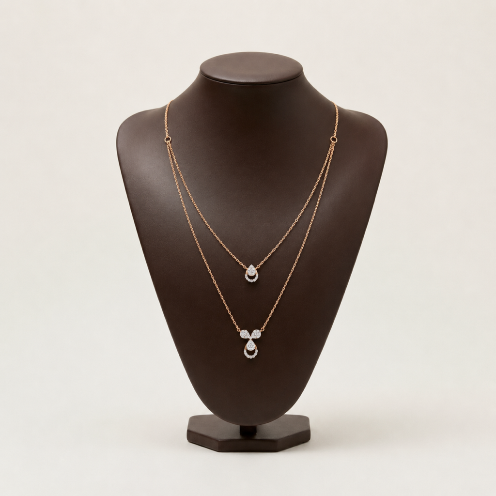 Amoria Diamond Charms Necklace